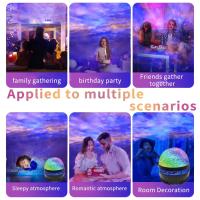 Proyector De Galaxia Estelar LED RGB Con Control Remoto Inteligente Aurora Lumínica USB Para Decoración De Dormitorio Y KTV Rotación Automática - details 14