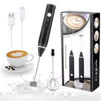Batidor Eléctrico Portátil Para Leche Y Huevos USB Recargable Mezclador De Mano Para Café Crema Y Batidos Accesorio De Cocina - details 2