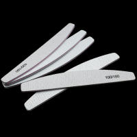 10Pcs Bloques De Lijado Para Uñas 100/180 Y Pulido Para Uñas De Gel UV Herramientas De Manicura Y Pedicura Cuidado De Uñas Grey Boat - details 1