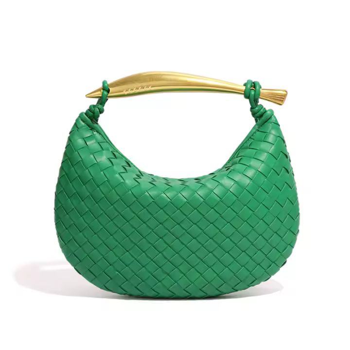 Mini Bolso de Sardina Tejido, Bolso de mano type Mensajero para Mujer, Bolso de mano type Bola de masa, informal, versáthil, de Diseño Propio - 1