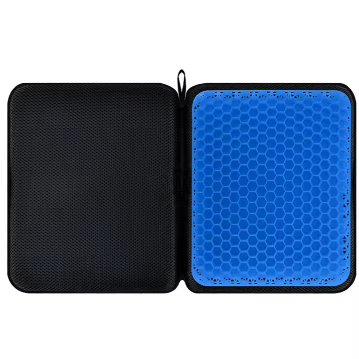 Cojín De Asiento Plegable Para Viajes Y Camping Alivio De Presión Para Sillas De Avión Y Estadios Material TPU Nylon - 1