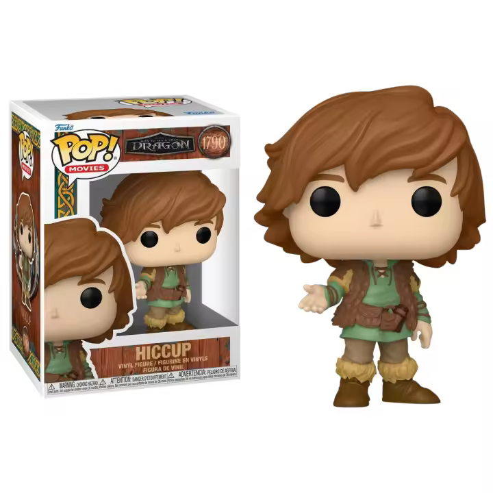 FUNKO POP! CÓMO ENTRENAR A TU DRAGÓN - HICCUP, 83454, Nº1790, PRODUCTO CON LICENCIA OFICIAL - 1