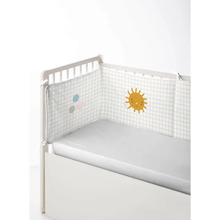 HACIENDO EL INDIO - Protector de Cuna - Algodón- Extra Suave - Fabricado en España - SOLETE - 1