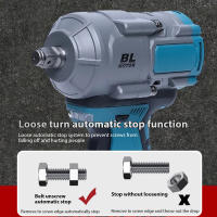 Llave de impacto eléctrica sin escobillas,1100 N.m, 4100RPM para reparación de neumáticos, sitio de construcción, mantenimiento, carpintería - details 0
