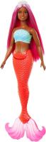 Barbie Sirena Cola Salmon muñeca sirena Mattel HRR04 - details 4