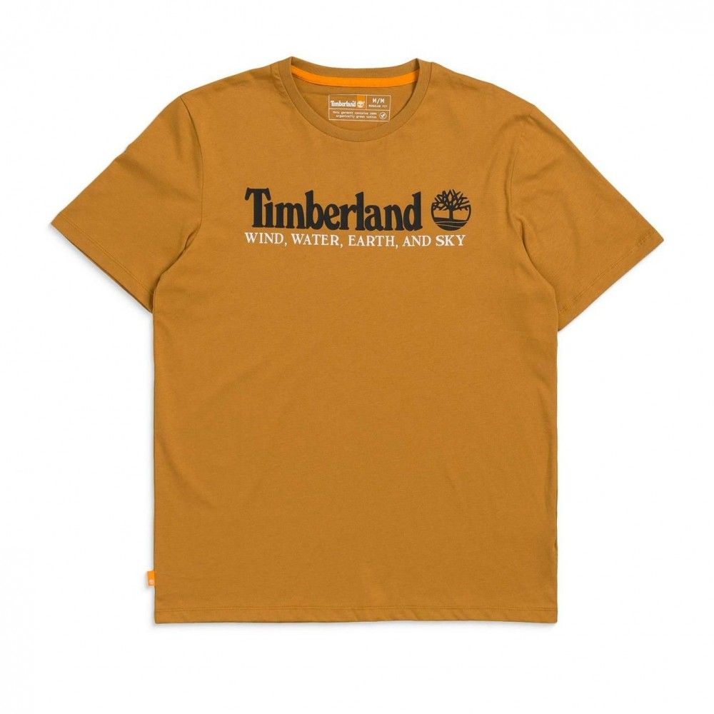 Camiseta con gráfico frontal WWES de Manga Corta (Regular), Marca Timberland, Variedad de Color y Talla, Para Hombre