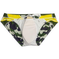 Bathing Suit 2022 Para Hombres Padded Push-up Bikini Camuflaje Deportivo Para Playa Y Surf Swimwear Briefs De Verano - details 11