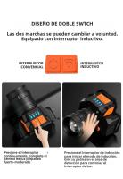 Linterna Frontal LED De Alta Potencia 50W Con Zoom Rotativo Y Batería Integrada Recargable Por USB Para Camping Pesca Y Excursionismo - details 3
