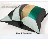 Cubierta De Cojín Moderna En Verde Arte Nórdico Para Sala De Estar Y Cama Estilo TWILL Poliéster/Celulosa Bordado Personalizado - details 4