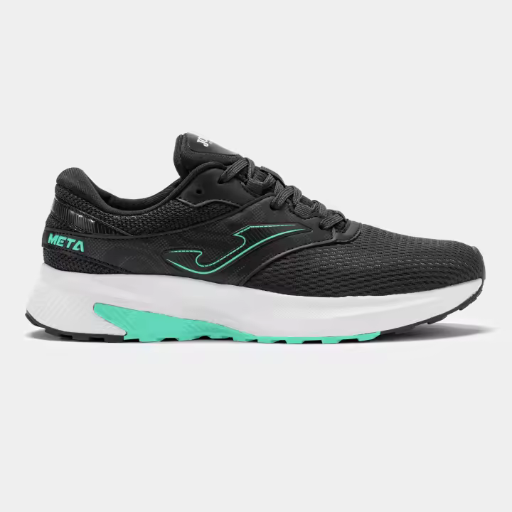 Zapatilla Running Mujer Joma Meta 2501 Negro Turquesa Transpirable - 1