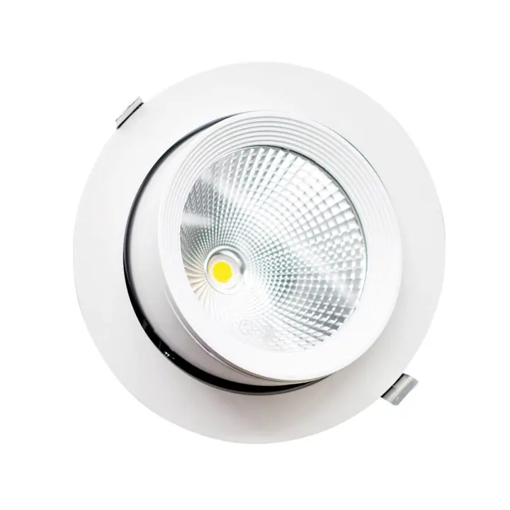 Foco empotrable LED - 30 W - 4000 K - 2160 Lm - ø95 mm - Corte ø172 mm - COB Periscope R - Pack 6 unidades - AZABAK - 1