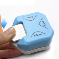 Pulgar De Corte En Esquina Redonda Para Etiquetas Y Papel Herramienta De Corte Para Scrapbooking Hecho De Plástico Y Aleación De Zinc Azul Adecuado Para Oficina Escuela Y Manualidades - details 14