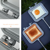 Tenedor Multifuncional Para Sandwiches Al Aire Libre Máquina De Hornear Sandwiches Doble Cara Para Camping Y Picnics - details 8