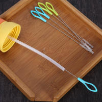 Kit De Limpieza Para Tiras De Beber Con Cepillo Y Tubo De Acero Inoxidable Mango Largo Cepillos De Níquel Para Limpieza De Tiras De Beber - details 2