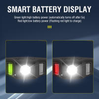BORUiT GT30 Linterna Frontal LED De Movimiento Sensor Mini Recargable Tipo-C Luz De Trabajo Impermeable Para Camping - details 8
