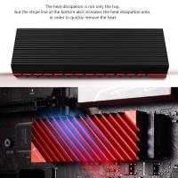 Jonsbo M2 2280 Disipador De Calor De Aluminio Para SSD M.2 NVMe Con Goma Térmica Para Enfriamiento Del Disco Duro NVMe Compatible Con PS5 - details 9