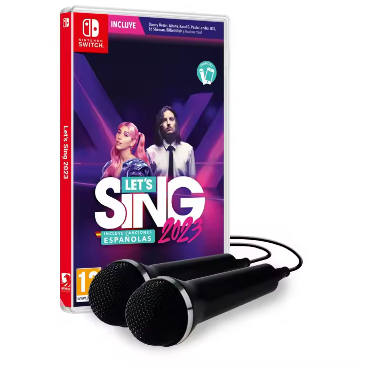 Let´s Sing 2023 + 2 Micros - para NINTENDO SWITCH - VERSION ESPAÑOLA - 1