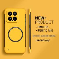 Funda De Teléfono Ultra Delgada Y Magnética Para Xiaomi 15 14/T Ultra 13 pro Magsafe PC Dura Sin Marco Anti- Huella Color Caramelo - details 0