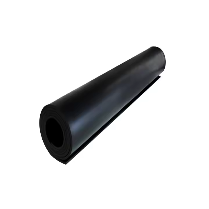 OZIO FITNESS Rollo 10 m Suelo Negro Caucho de 5 mm de Grosor Fitness Musculación - 1