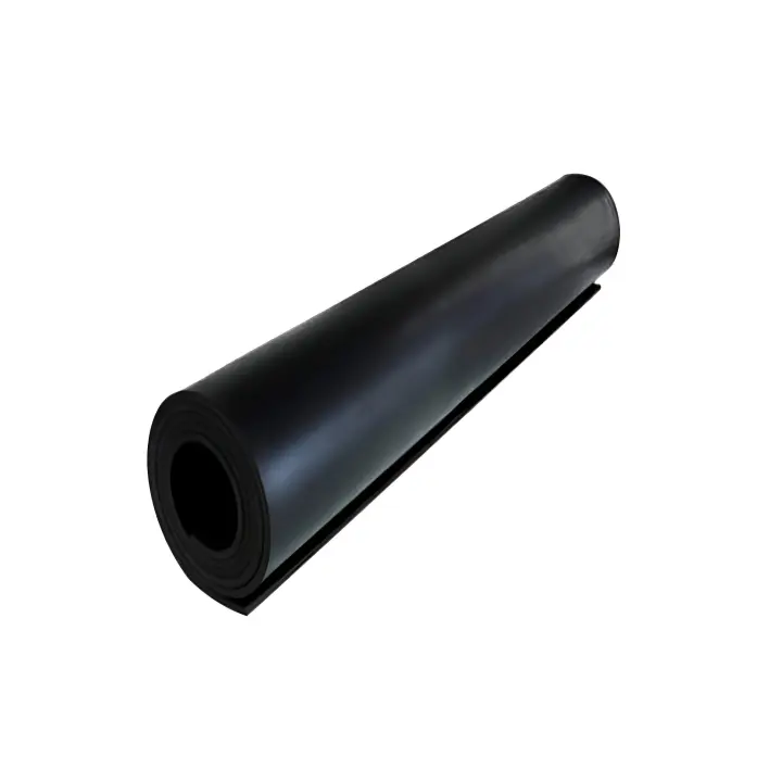 OZIO FITNESS Rollo 10 m Suelo Negro Caucho de 5 mm de Grosor Fitness Musculación - 1