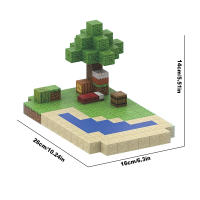 Bloques De Construcción Magnéticos DIY Para Niños Juguete Diseñador Montessori Regalo De Navidad ABS Plástico Compatible Con Lego - details 9