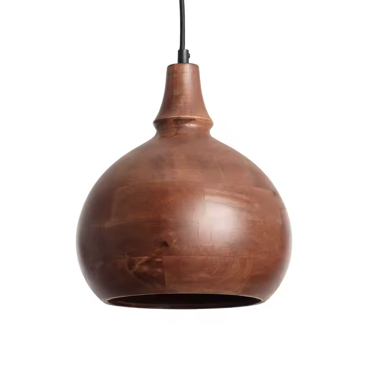 Ledkia Lámpara Colgante Madera Kanan III Natural - 1