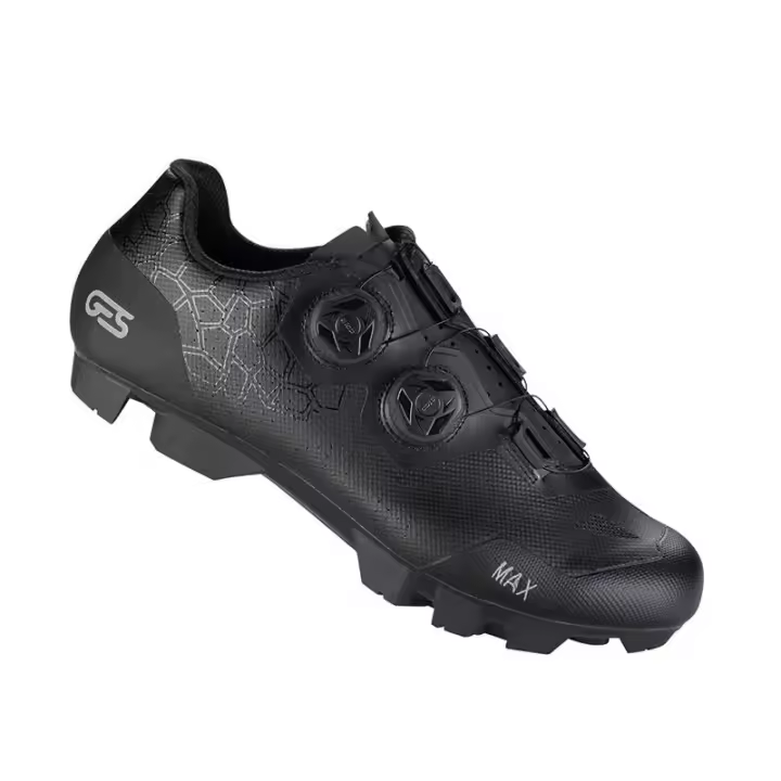Zapatillas mtb ges max negras talla 45 plantilla 29cm doble cierre boa - 1