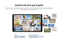 Tableta Samsung Galaxy Tab A11 Wi-Fi Versión Global, 4GB+64GB / 8GB+128GB, Pantalla 8.7” 1340 x 800 (WXGA+) 90Hz, Cámara principal 8MP + frontal 5MP, Batería 5100mAh, Procesador Octa-Core Helio G99, Dolby Atmos - details 3
