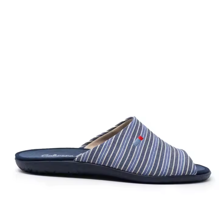 Zapatillas de estar por casa hombre CABRERA 9665 MARINO PALA RAYAS PIRUN MARINO 35120 25V - 1