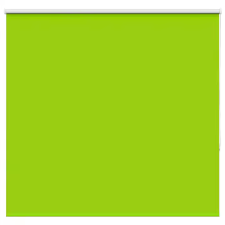 vidaXL Estor Enrollable Opaco hojas verde 145x175cm Tela Ancho 141,6cm - 1