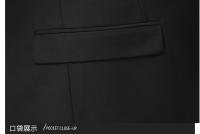 Traje De Negocios Slim-fit Para Hombre Con Chaleco De Solapa Sencilla Y Dos Botones Color Sólido Conjunto De 3 Piezas Moda Casual - details 19