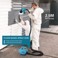 Tilswall Pulverizador de Pintura de 800W, Velocidad de Pulverización Máxima de 1100ml/min, Tanque Desmontable de 1300ml, 3 Tamaños de Boquillas, Azul - details 1
