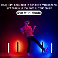 2pcs Luz Nocturna LED RGB Con Control Remoto Para Decoración De Habitación De Juego Sala De TV Barra Música Rítmica Lámpara Sin Incluir Baterías - details 5