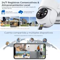 Cámara Solar Vigilancia Bajo Consumo Seguridad Wi-Fi, Audio 2 Vías, PIR, H.265X, Visión Nocturna IR, Nube - Jortan Tech - details 2