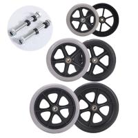 Rueda De Sustitución Para Wheelchair De 6 Pulgadas Rueda De Caña Trasera De Coche Rígida Y Flexible Suave Y Duradera Para Silla De Ruedas - details 2
