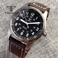 Reloj Automático Tandorio Para Hombre 39mm 20BAR Resistente Al Agua Con Luminiscencia Verde AR Cristal De Zafiro Movimiento Miyota 8215 PT5000 De Acero Inoxidable - details 0