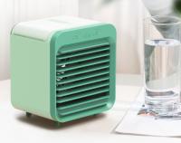Mini refrigerador de Aire portátil, potente y Súper Silencioso, con 3 velocidades, recargable por USB y opción de refrigeración con Cubitos de Hielo para el hogar. - details 0
