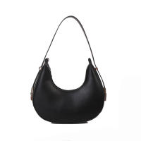 Bolso De Hombro Para Mujer Yogodlns Nueva Primavera Color Sólido Forma De Media Luna Lujo PU Cuero Bolsos Versátiles Con Funda - details 33
