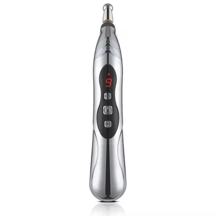 Pluma de acupuntura Electrónica, therapy de Energía láser Meridiano, masajeador de puntos Eléctrico, Alivio del daño de la espalda, Acupunctura Facial, pulsada - 1