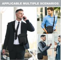 Bolsa Pecho Hombre Gran Capacidad Bolso Bandolera Hombre Impermeable Bolsa Crossbody para Hombre para Viajar Correr Ciclismo Negocios - details 4