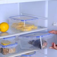 Juego de recipientes herméticos para guardar Alimentaciones con plástico bloqueable sin BPA, 14 piezas (7 recipientes + 7 tapas) - details 1