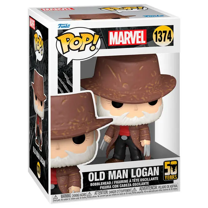 Figura Pop Marvel Wolverine 50Th Anniversary - Old Man Logan-Figura de Vinilo Coleccionable - Idea de Regalo- Mercancia Oficial - Juguetes para Niños y Adultos - Movies Fans - Muñeco para Coleccionistas y Exposición - 1