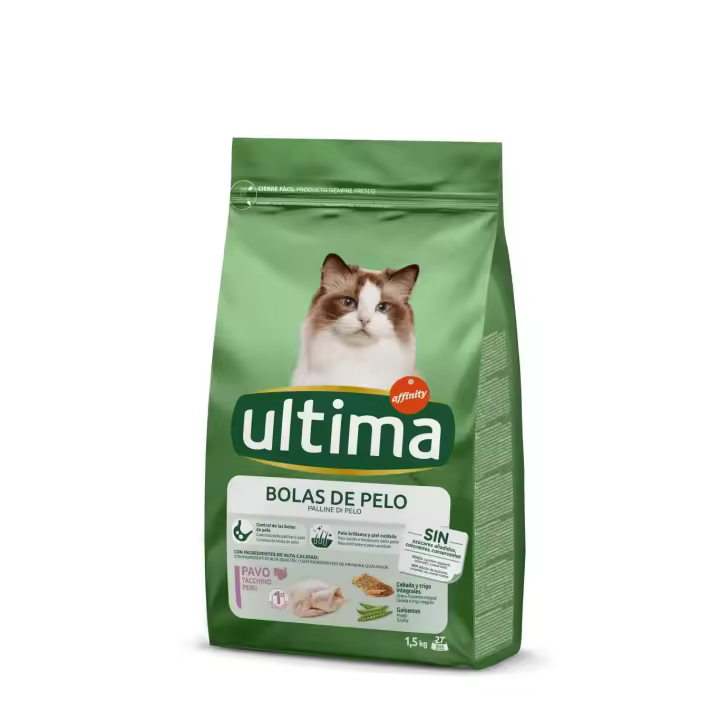 AFFINITY ULTIMA CAT HAIRBALL CARE PAVO 1,5KG - 1