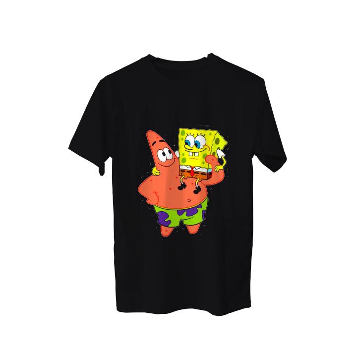 Camiseta Bob Esponja. Patricio. Calamardo. Krabs. Gary. Larry. Varios colores. Todas las tallas.