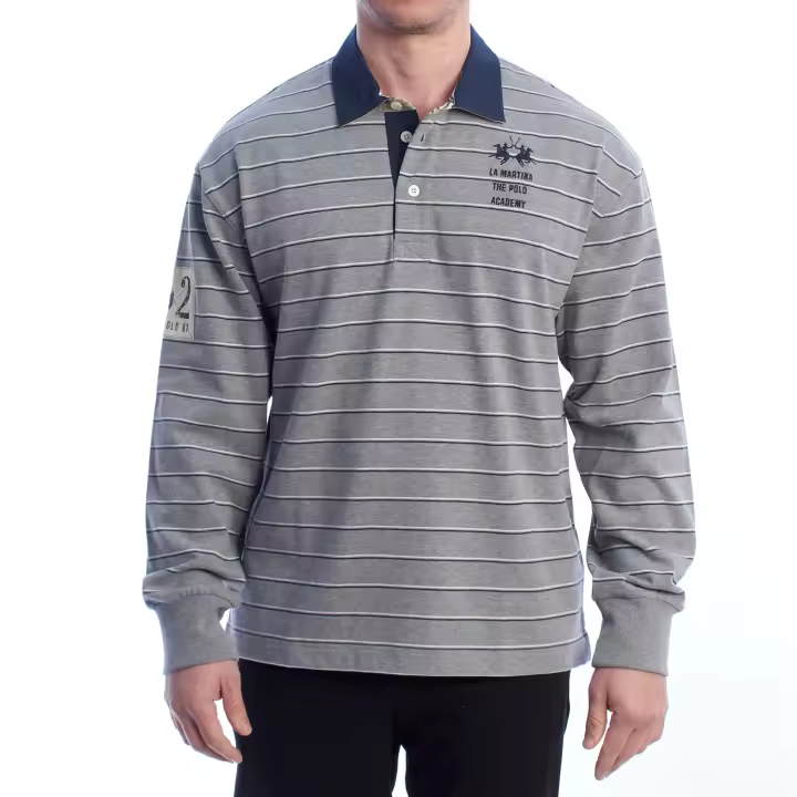 La Martina-Polo Manga Larga Comfort Fit UMP304-JS336 para Hombre - 1