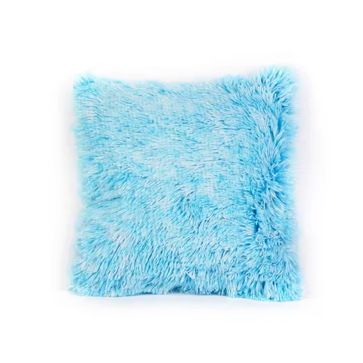 Cojin de Terciopelo cojín de piel de oveja de alta calidad 45x45 cm ideal para sofa, cama y habitacion - 1