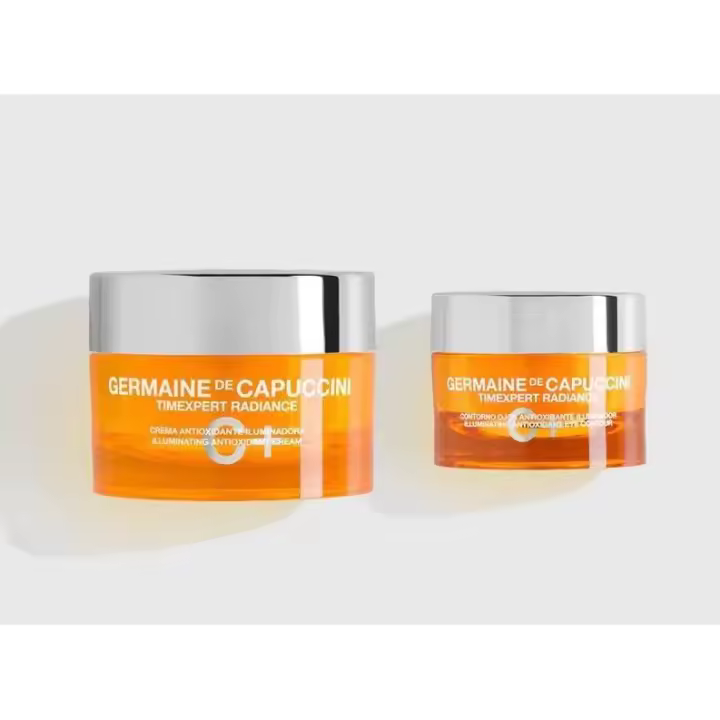 Germaine de capuccini timexpert radiance Crema Antioxidante Iluminadora C+ 50ml + Contorno de Ojos Antioxidante Iluminador 15ml - 1