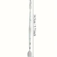Extructor De Puntos Negros Y Acné De Acero Inoxidable Doble Punta Herramienta Multifuncional Para El Rostro Eliminador De Comedones - details 3