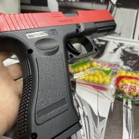 Pistola De Airesoft Manual G17 Juguetes De Arma Deportiva Al Aire Libre Con Laser Para Niños Y Adultos Regalo - details 5