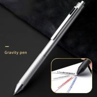 Bolígrafo Multifuncional De Metal 4 En 1 Con Sensor De Gravedad Para Estudiantes 3 Colores Mezcla De Bolígrafo De Bola Y Lápiz Mecánico Set De Bolígrafo De Gel Para Firmar - details 16